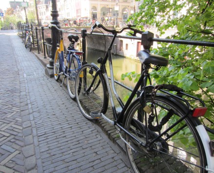 Thousands of bikes are dredged from the canals every year. Victims of petty vandalism.