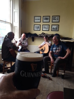 "Trad' session at Toner's Bar the day after.